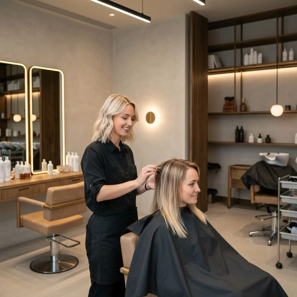 Luxury Olaplex treatment in the salon